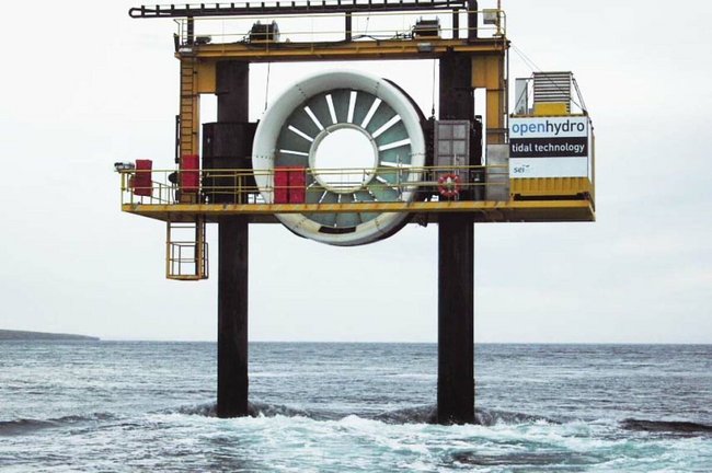 Одна из разновидностей так называемого ротора Дарье — турбины низкого давления, ось вращения которой перпендикулярна потоку жидкой или газовой среды