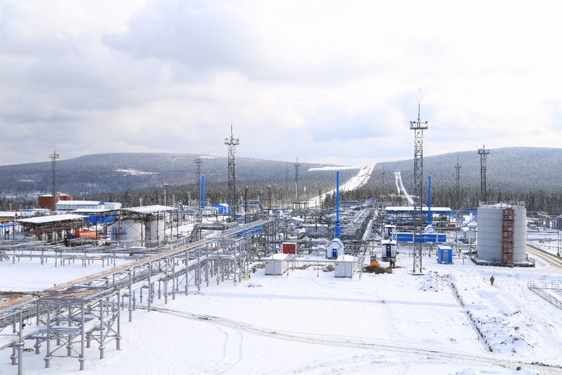Установка подготовки газа УПГ-102 на Ковыктинском месторождении. Источник изображения: www.gazprom.ru
