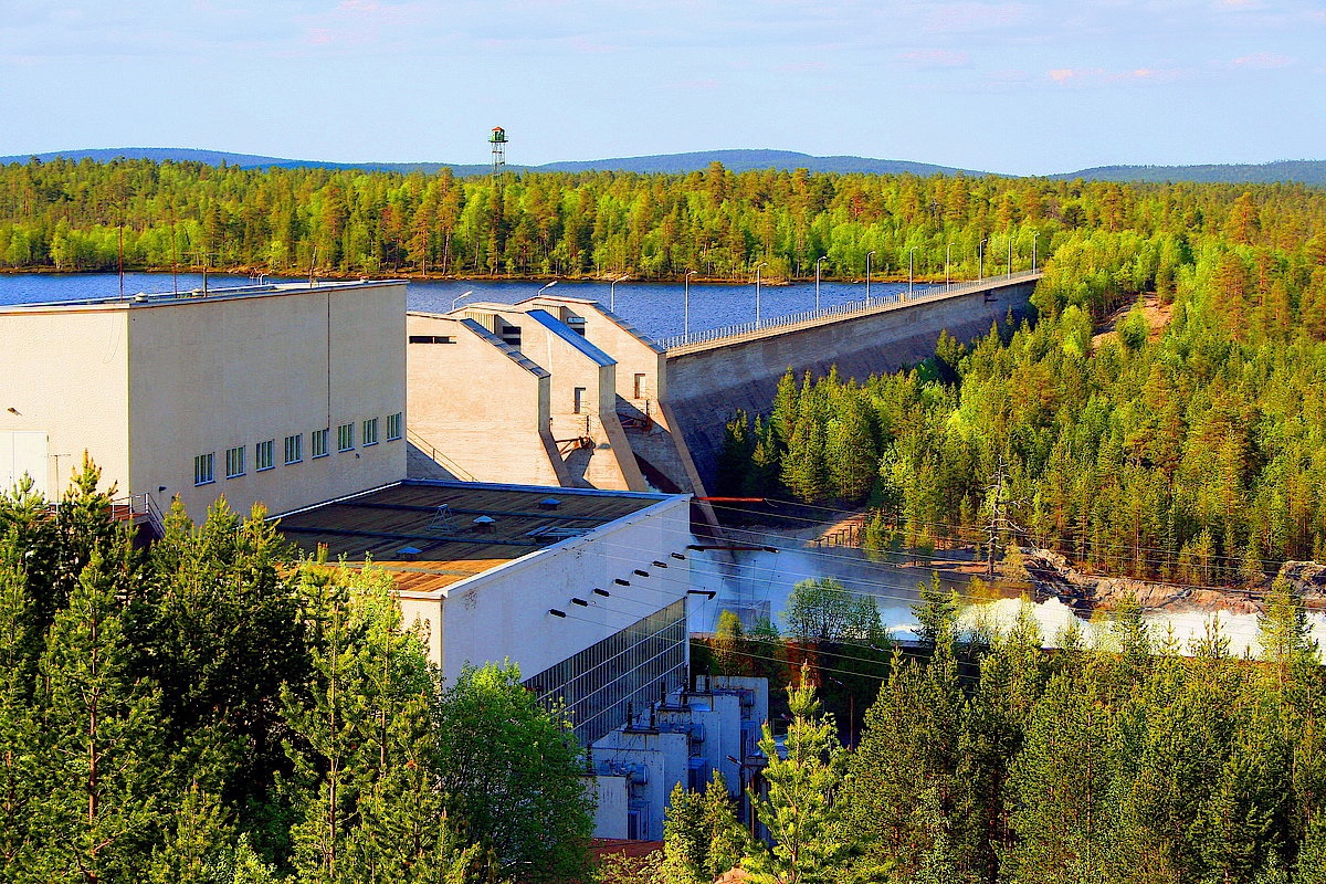 Гравитационная плотина Раякоски ГЭС
Фото: ПАО «‎ТГК-1» 

